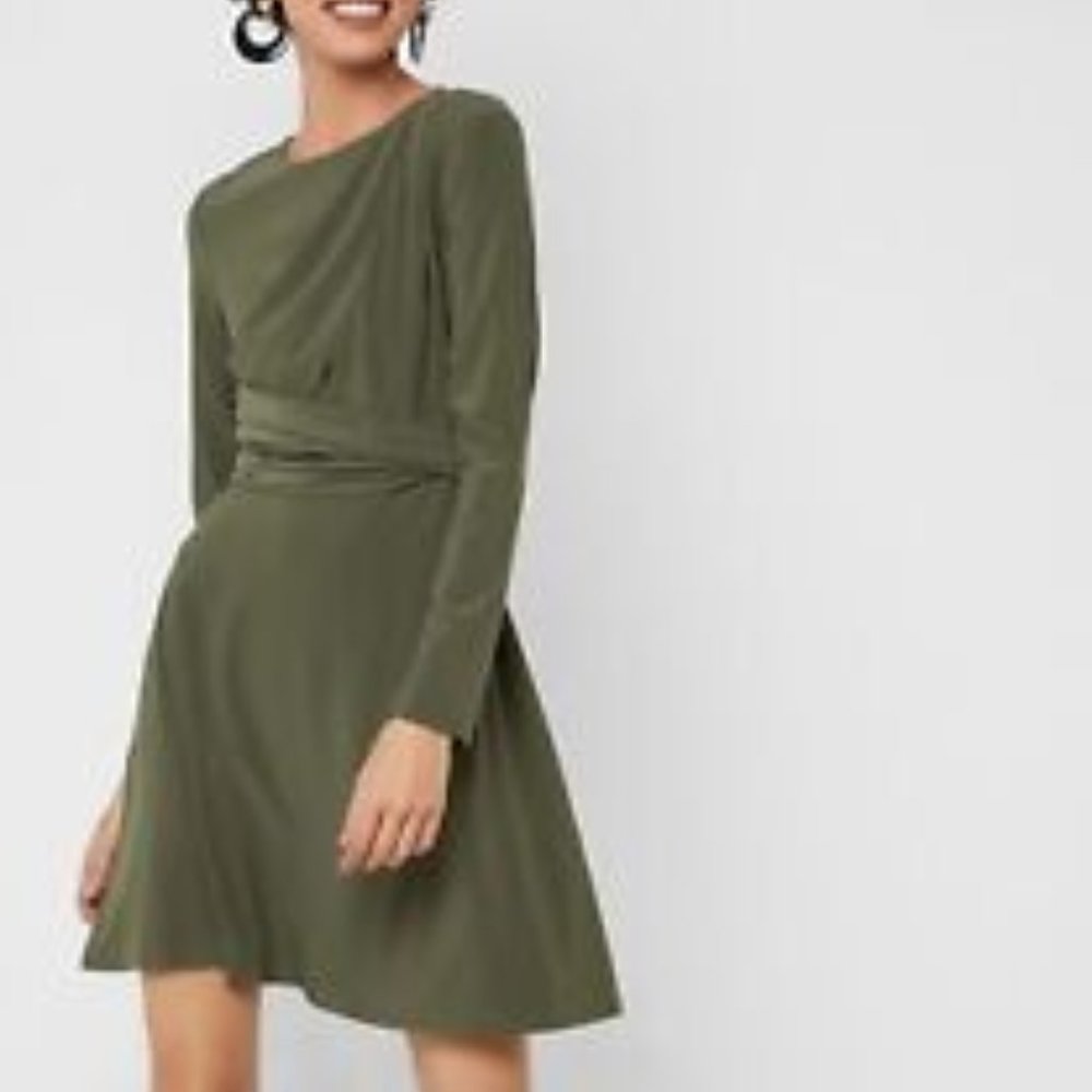 Olive Green Dress